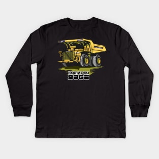 Komatsu 980E Kids Long Sleeve T-Shirt